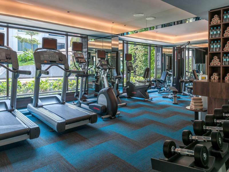 하얏트 센트릭 칸돌림 고아 호텔 외부 사진 The gym at the hotel